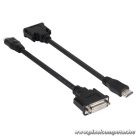Club 3D Átalakító - CAC-HMD>DFD (HDMI MALE to DVI-D FEMALE, passzív, digitális jelekhez, nincs analóg)