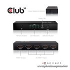 Club 3D Switch - CSV-1370 (HDMI 2.0, 4K60HZ, 4 Port, IR távvezérlővel)