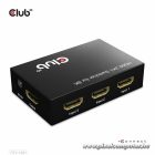 Club 3D Switch - CSV-1381 (3 to 1 HDMI, 8K60Hz/4K120Hz, IR Távirányítóval, HDR, HDCP 2.2/1.4, Metalház)