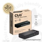 Club 3D Splitter - CSV-1385 (1 to 4 HDMI, 4K120Hz, 3D, HDCP 1.4/2.2, Audio, 6Gbps)
