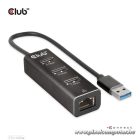 Club 3D USB Hub - CSV-1430A (3.2 USB-A to 3xUSB-A, RJ45)