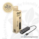 Club 3D USB Hub - CSV-1430A (3.2 USB-A to 3xUSB-A, RJ45)