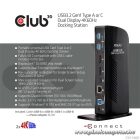 Club 3D Notebook Dokkoló - CSV-1460 (4K60HZ DUAL DISPLAY, 3.1 USB-A to 2x DP, 6x USB3.2, RJ45, 3.5 Jack Audio + Mic)