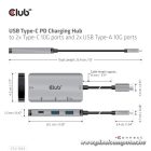 Club 3D USB Hub - CSV-1543 (USB-C Gen 2 to USB-C (data), USB-C (data+charge), USB-A (data), USB-A (data+charge)