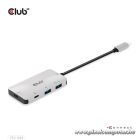 Club 3D USB Hub - CSV-1543 (USB-C Gen 2 to USB-C (data), USB-C (data+charge), USB-A (data), USB-A (data+charge)