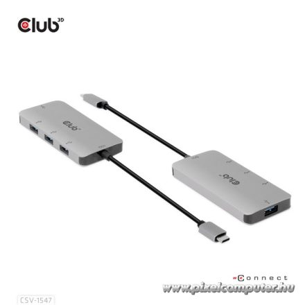 Club 3D USB Hub - CSV-1547 (USB-C Gen 2 to 4xUSB-A 10 Gbps)