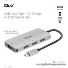 Club 3D USB Hub - CSV-1547 (USB-C Gen 2 to 4xUSB-A 10 Gbps)