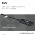 Club 3D USB Hub - CSV-1548 (USB-C Gen 2 to 4xUSB-C PD 3.0, 10 Gbps)
