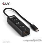 Club 3D USB Hub - CSV-1549 (3.2 USB-C Gen 1 to 3xUSB-A, RJ45,1Gbps)
