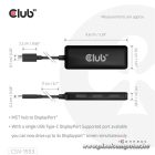 Club 3D USB Hub - CSV-1553 (3.2 USB-C with DP Alt-Mode to 3xDisplayPort, 4k60Hz)