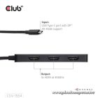 Club 3D USB Hub - CSV-1554 (3.2 USB-C to 3xHDMI, 4k60Hz)