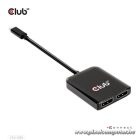 Club 3D USB Hub - CSV-1555 (3.2 USB-C to 2xDisplayPort, 4k60Hz)