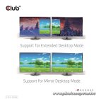 Club 3D USB Hub - CSV-1558 (3.2 USB-C to 2xHDMI, USB-C 100W PD3.0, 4k60Hz)