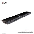 Club 3D Notebook Dokkoló - CSV-1565 (100W, USB-C to 5xUSB-A Gen 1, 2x USB-A 2.0, HDMI, DP,VGA, RJ45, Micro SD, 3,5 Jack)