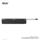 Club 3D Notebook Dokkoló - CSV-1565 (100W, USB-C to 5xUSB-A Gen 1, 2x USB-A 2.0, HDMI, DP,VGA, RJ45, Micro SD, 3,5 Jack)