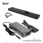 Club 3D Notebook Dokkoló - CSV-1566 (120W, USB-C to 5x USB-A Gen 1, USB-C  Gen 1, 2xHDMI, DP, RJ45, SD.TF. 3,5 Jack, DC)