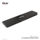 Club 3D Notebook Dokkoló - CSV-1566 (120W, USB-C to 5x USB-A Gen 1, USB-C  Gen 1, 2xHDMI, DP, RJ45, SD.TF. 3,5 Jack, DC)