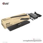 Club 3D Notebook Dokkoló - CSV-1566 (120W, USB-C to 5x USB-A Gen 1, USB-C  Gen 1, 2xHDMI, DP, RJ45, SD.TF. 3,5 Jack, DC)