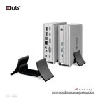 Club 3D Notebook Dokkoló - CSV-1568 (120W, Gen 2 USB-C to 4x USB-A, USB-C Gen 2, 2xHDMI, DP, VGA, RJ45, DC)