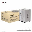 Club 3D Notebook Dokkoló - CSV-1568 (120W, Gen 2 USB-C to 4x USB-A, USB-C Gen 2, 2xHDMI, DP, VGA, RJ45, DC)
