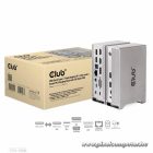 Club 3D Notebook Dokkoló - CSV-1568 (120W, Gen 2 USB-C to 4x USB-A, USB-C Gen 2, 2xHDMI, DP, VGA, RJ45, DC)