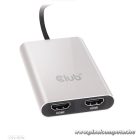 Club 3D Video Splitter - CSV-1574 (Thunderbolt 3 to Dual HDMI 2.0, 4K60Hz)