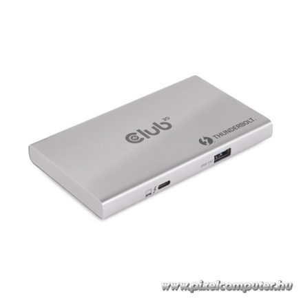 Club 3D USB Hub - CSV-1580 (Thunderbolt 4 to 3x Thunderbolt 4, 1x USB Gen2 Type-A, 100W DC, Max. 10Gbps)
