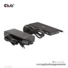 Club 3D Notebook Dokkoló - CSV-1581 (140W, Thunderbolt 4 to 3xThunderbolt 4, 3xUSB-A, SD, TF, RJ45, 3,5 Jack, DC)