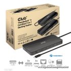 Club 3D Notebook Dokkoló - CSV-1581 (140W, Thunderbolt 4 to 3xThunderbolt 4, 3xUSB-A, SD, TF, RJ45, 3,5 Jack, DC)
