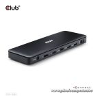 Club 3D Notebook Dokkoló - CSV-1582 (140W, Thunderbolt 4, DP, 2xHDMI, USB-C, 4xUSB-A, SD, TF, RJ45, 3,5 Jack, DC)