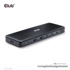 Club 3D Notebook Dokkoló - CSV-1582 (140W, Thunderbolt 4, DP, 2xHDMI, USB-C, 4xUSB-A, SD, TF, RJ45, 3,5 Jack, DC)