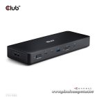 Club 3D Notebook Dokkoló - CSV-1583 (140W, 2xThunderbolt 4, 3xDP, 2xHDMI, USB-C, 3xUSB-A, SD, TF, RJ45, 3,5 Jack, DC)