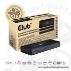 Club 3D Notebook Dokkoló - CSV-1583 (140W, 2xThunderbolt 4, 3xDP, 2xHDMI, USB-C, 3xUSB-A, SD, TF, RJ45, 3,5 Jack, DC)