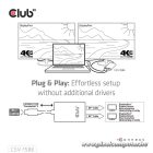 Club 3D Video Splitter - CSV-1586 (Thunderbolt 3 to Dual DisplayPort, 40Gbps, 4K60Hz)