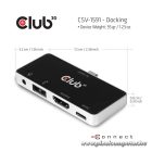 Club 3D USB Hub - CSV-1591 (3.1 USB-C Gen 1 to HDMI, 2.0 USB-A, USB-C 100W, 3,5 Jack, 4k60Hz)