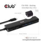 Club 3D USB Hub - CSV-1592 (3.1 USB-C Gen 1 to HDMI, 2xUSB-A BC1.2 charge, USB-C PD charge, SD, Micro SD, RJ45, 4K60Hz)