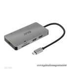 Club 3D USB Hub - CSV-1593 (3.1 USB-C Gen 1 to 2xHDMI, 2xUSB-A 3.2 Gen 1, USB-C 3.2 Gen 1, SD, Micro SD, RJ45, 4K60Hz)