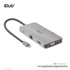 Club 3D USB Hub - CSV-1594 (3.1 USB-C Gen 1 to HDMI, 2xUSB-A Gen 1, USB-C Gen 1, VGA, SD, Micro SD 3.0, RJ45, 3,5 Jack)