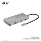 Club 3D USB Hub - CSV-1594 (3.1 USB-C Gen 1 to HDMI, 2xUSB-A Gen 1, USB-C Gen 1, VGA, SD, Micro SD 3.0, RJ45, 3,5 Jack)