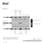 Club 3D USB Hub - CSV-1594 (3.1 USB-C Gen 1 to HDMI, 2xUSB-A Gen 1, USB-C Gen 1, VGA, SD, Micro SD 3.0, RJ45, 3,5 Jack)