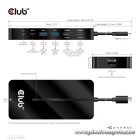Club 3D USB Hub - CSV-1595 (USB-C Gen 1 to 2xHDMI, 2xUSB-A Gen 1, USB-C Gen 1 100W PD 3.0, RJ45, 3,5 Jack, 4k60Hz)