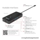 Club 3D USB Hub - CSV-1595 (USB-C Gen 1 to 2xHDMI, 2xUSB-A Gen 1, USB-C Gen 1 100W PD 3.0, RJ45, 3,5 Jack, 4k60Hz)