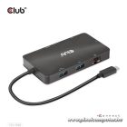 Club 3D USB Hub - CSV-1598 (USB-C Gen 2 to 2xDisplayPort, 2xUSB-A Gen 2, 2xUSB-C Gen 2, RJ45, 4k60Hz)
