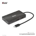 Club 3D USB Hub - CSV-1598 (USB-C Gen 2 to 2xDisplayPort, 2xUSB-A Gen 2, 2xUSB-C Gen 2, RJ45, 4k60Hz)