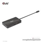 Club 3D USB Hub - CSV-1598 (USB-C Gen 2 to 2xDisplayPort, 2xUSB-A Gen 2, 2xUSB-C Gen 2, RJ45, 4k60Hz)