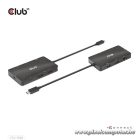 Club 3D USB Hub - CSV-1598 (USB-C Gen 2 to 2xDisplayPort, 2xUSB-A Gen 2, 2xUSB-C Gen 2, RJ45, 4k60Hz)