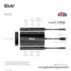 Club 3D USB Hub - CSV-1598 (USB-C Gen 2 to 2xDisplayPort, 2xUSB-A Gen 2, 2xUSB-C Gen 2, RJ45, 4k60Hz)