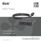 Club 3D USB Hub - CSV-2511 (USB-C to 2xUSB-C, Bidirectional, 100W PD, 8K60Hz/4K120Hz)