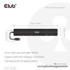 Club 3D USB Hub - CSV-2550 (USB-C to 3xUSB-C, 3xUSB-A, RJ45, SD/MicroSD, 140W PD, HDMI, 8K30hz)