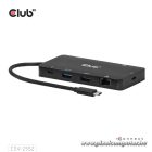 Club 3D USB Hub - CSV-2552 (USB-C to 2xUSB-C, 2xUSB-A, 2xHDMI, RJ45, SD/MicroSD, 100W PD, 4K60hz)